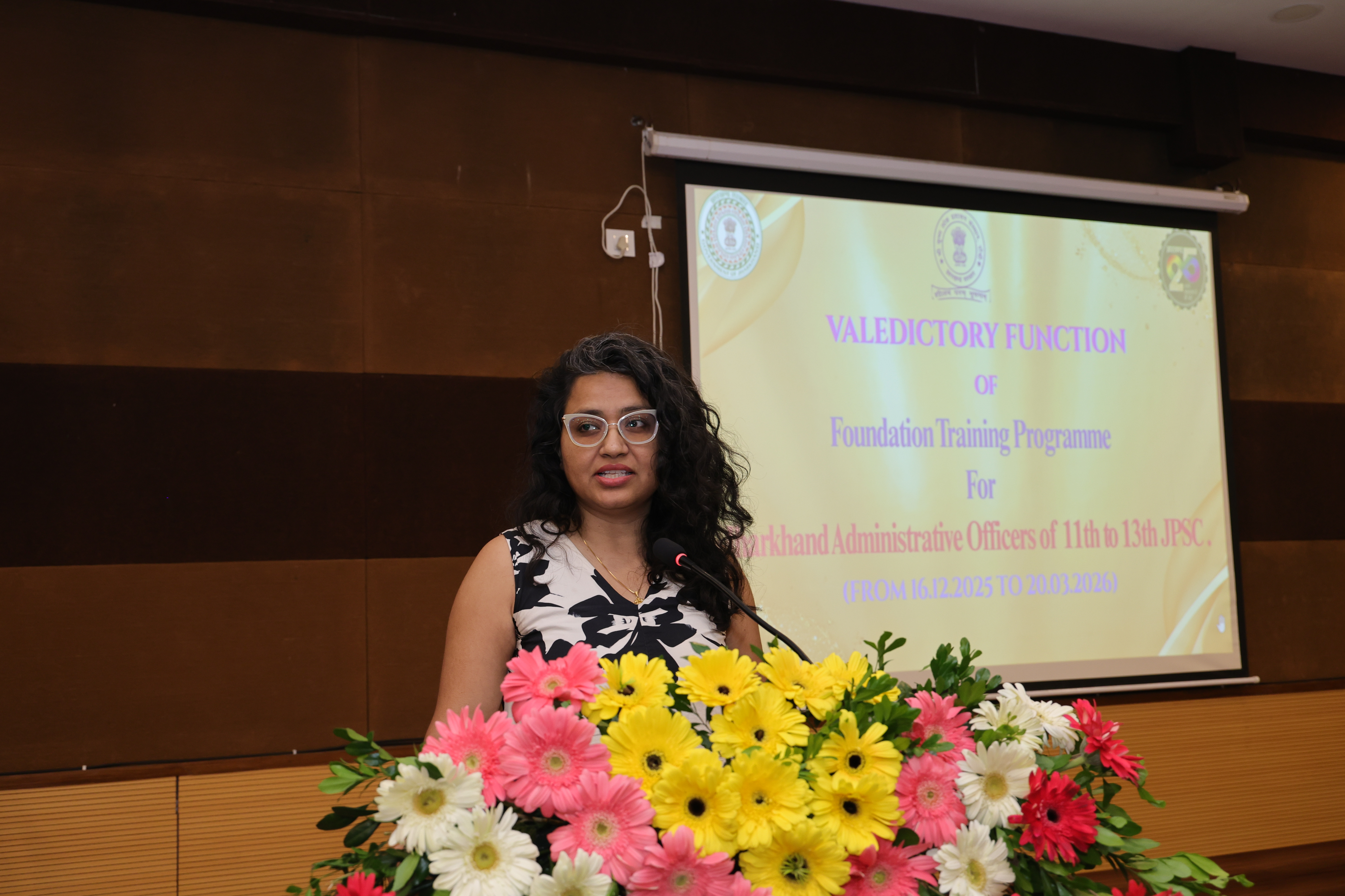 Valedictory speech